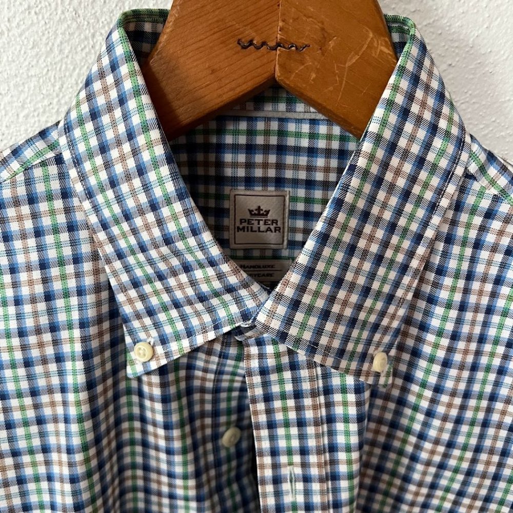 Peter Millar - Button Up Dress Shirt - Size Medium